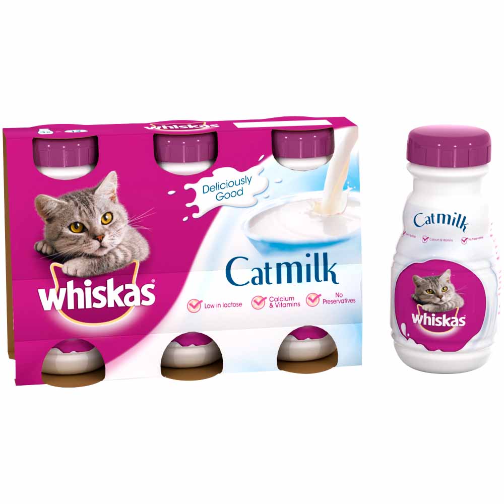 Whiskas Kitten Cat Milk Bottle 3 x 200ml Image 4