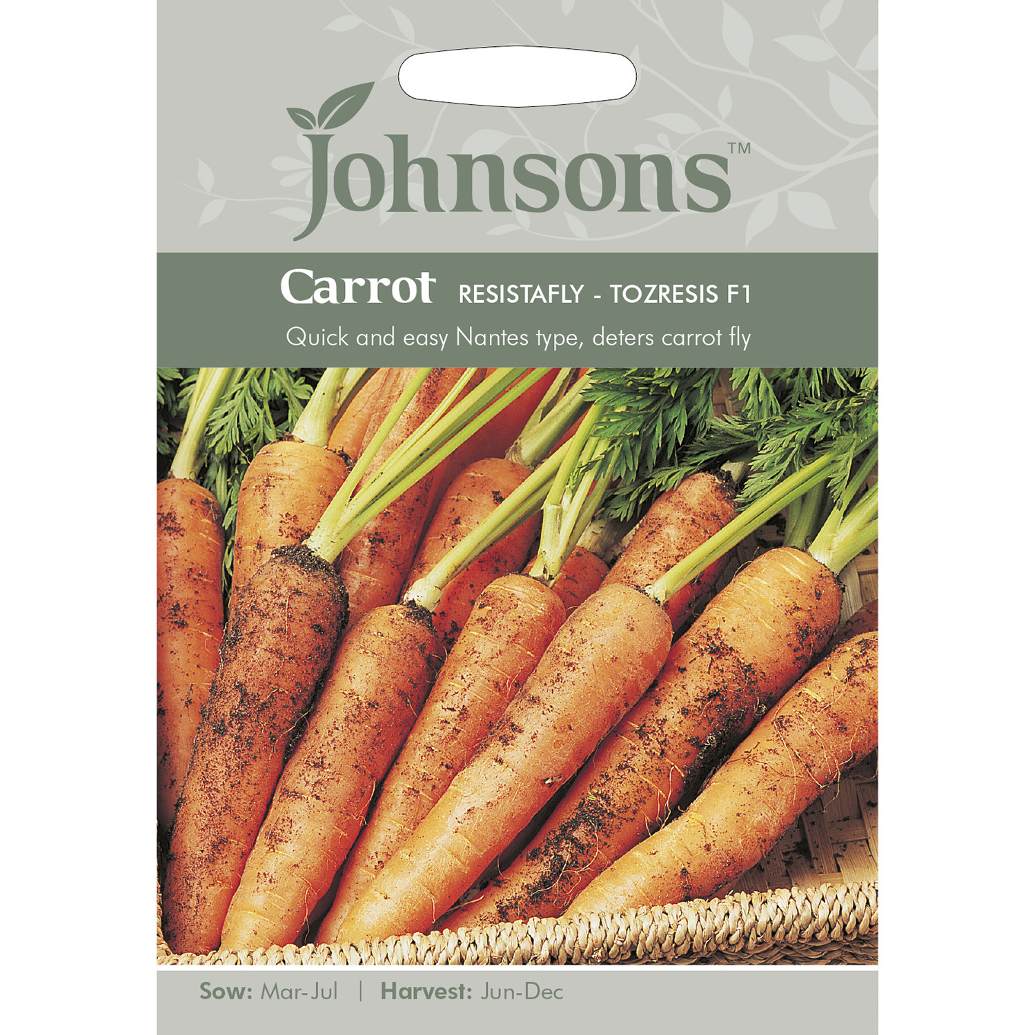 Johnsons Resistafly Tozresis F1 Carrot Seeds Image 2