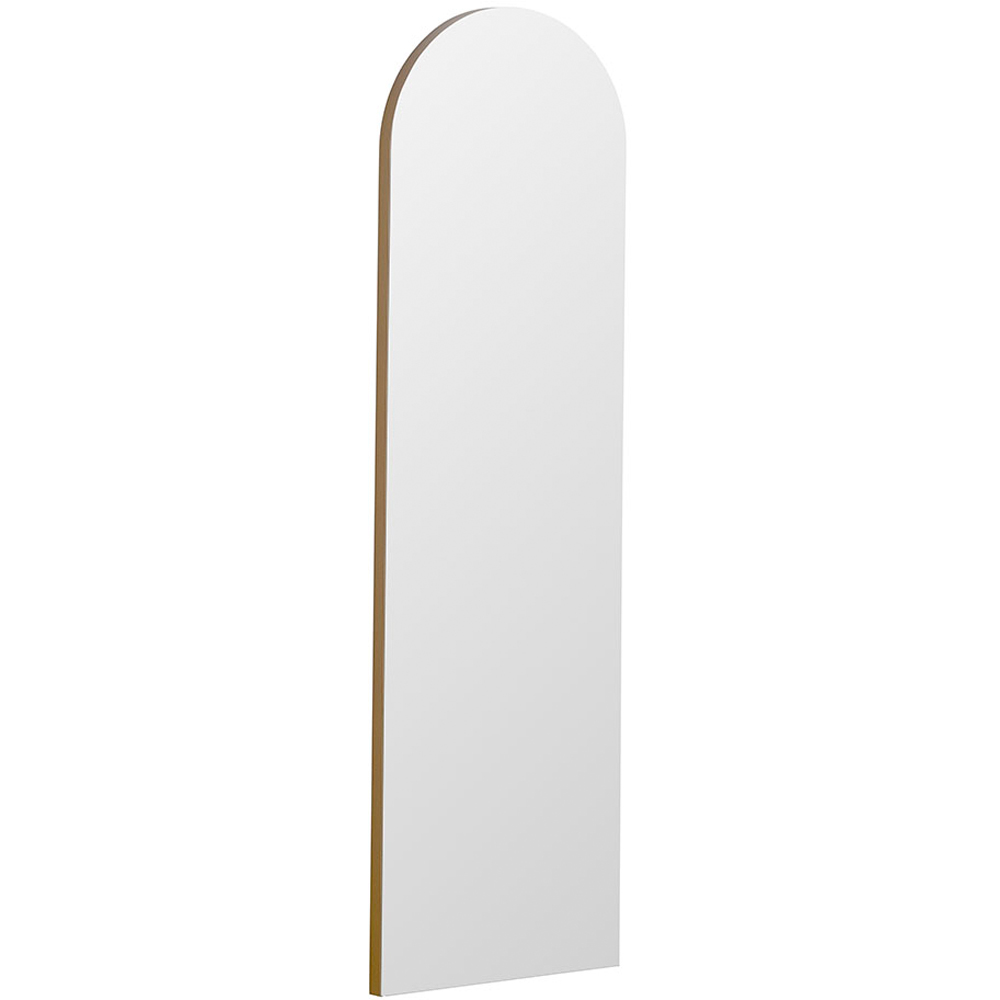 Yearn Gold Arched Narrow Mirror 100 x 30cm Image 1