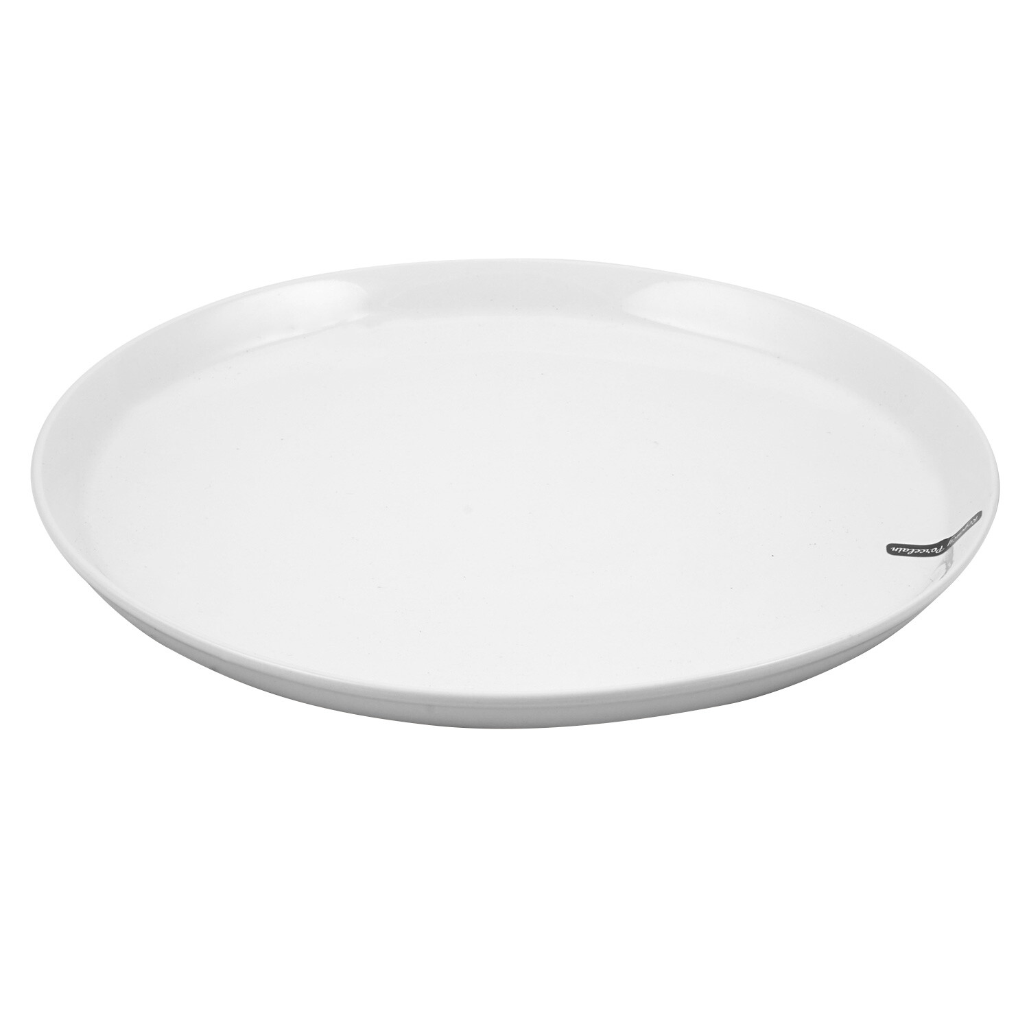 Regency White Porcelain Pizza Plate Image