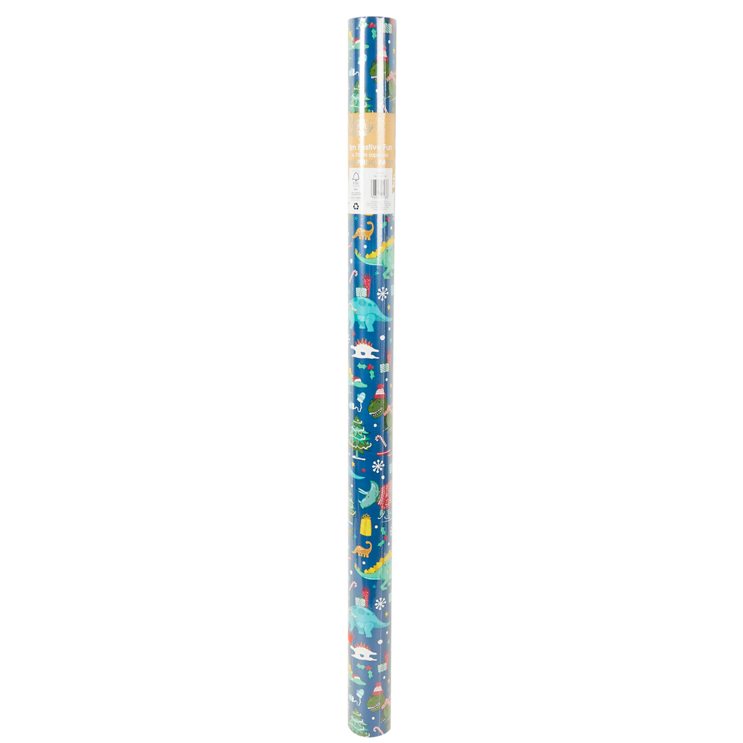 Festive Fun Gift Wrap 8m Image 1