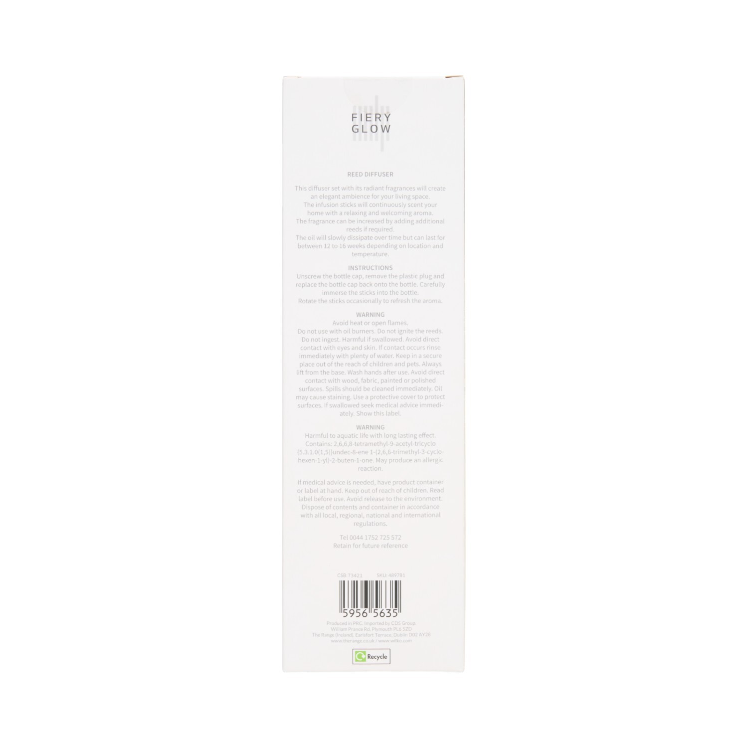 Ribbed Diffuser 200ml Image 6