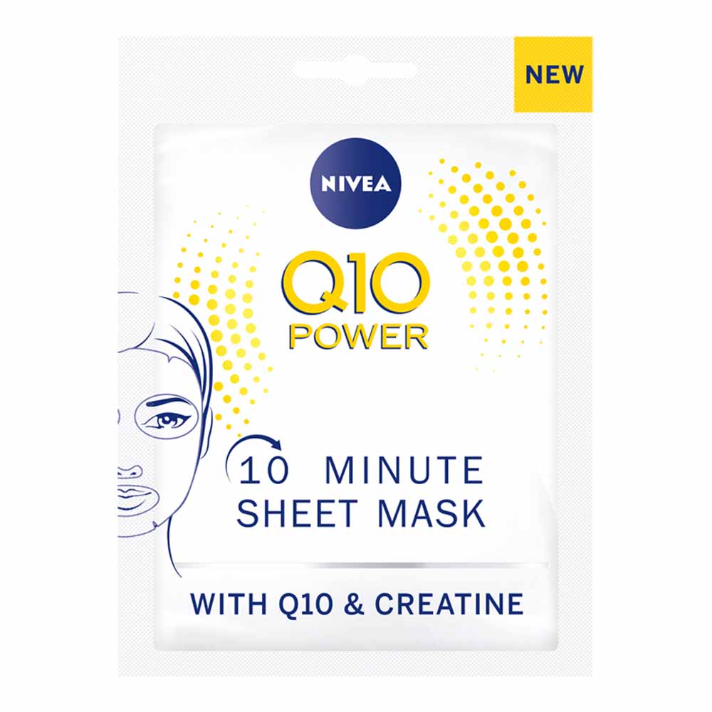 Nivea Q10 Energy Anti-Wrinkle Face Sheet Mask 1 Sheet Image