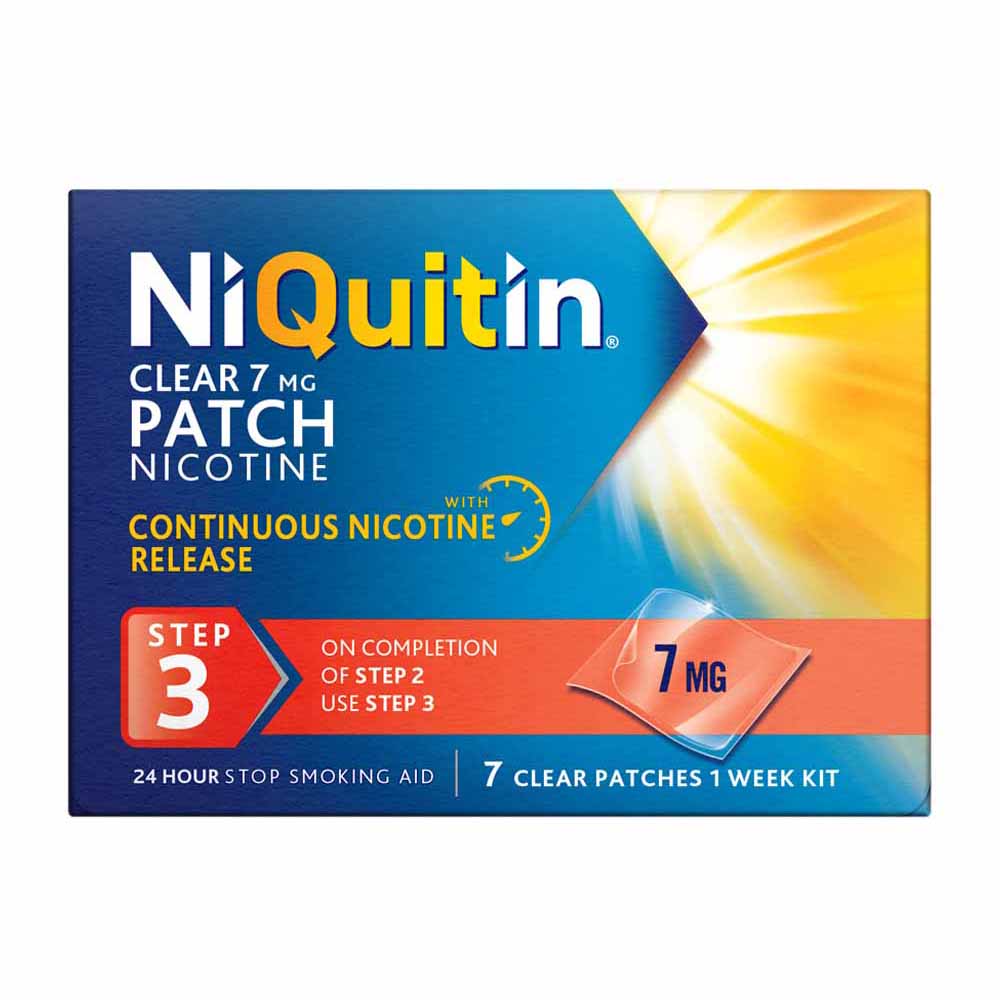 NiQuitin Step 3 Patches 7mg 7pack Image