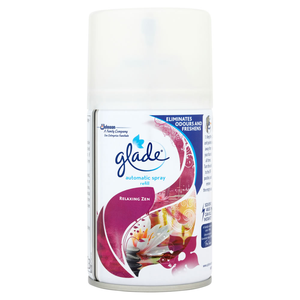 Glade Relaxing Zen Automatic Spray Air Freshener Refill 269ml Image