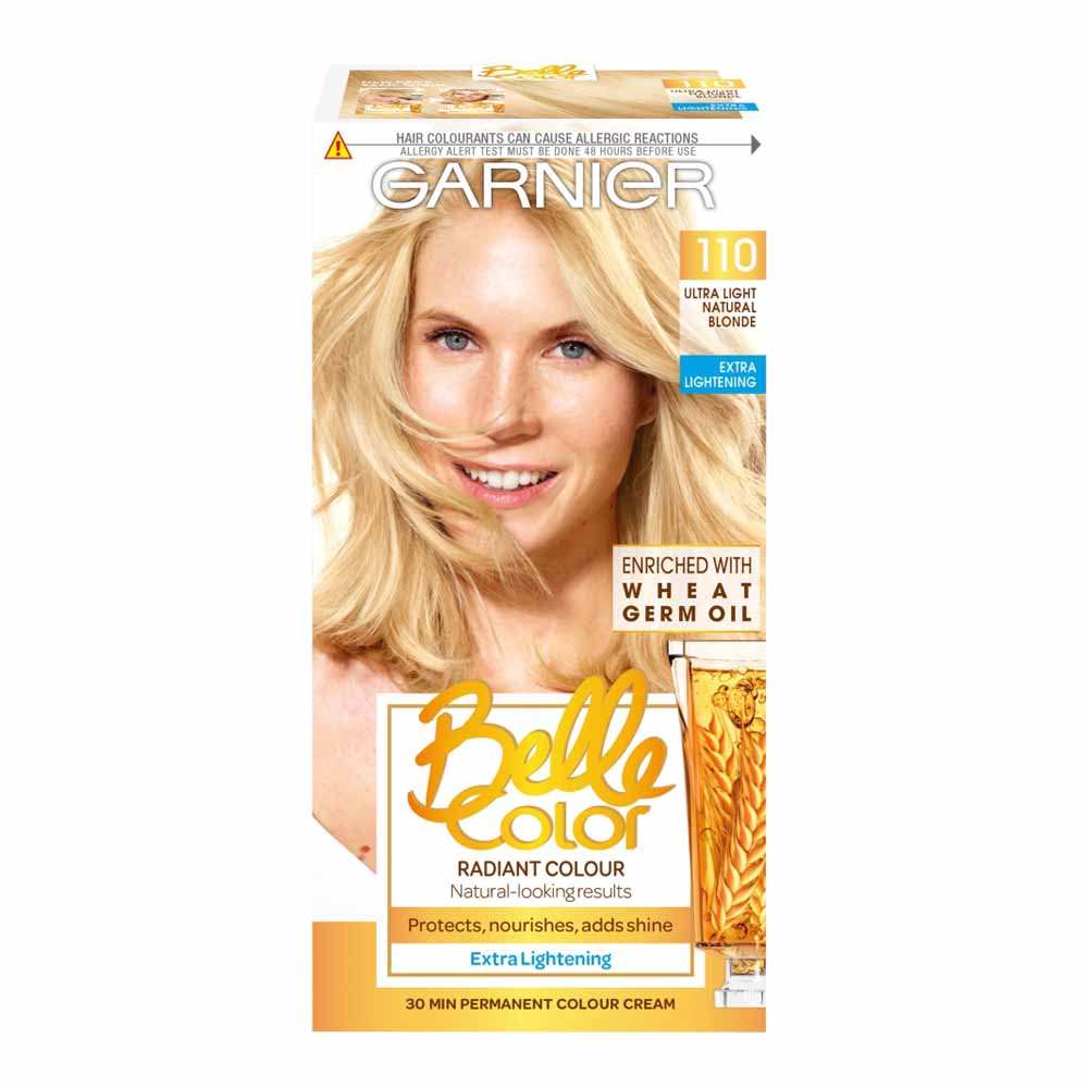 Garnier Belle Color 110 Ultra Light Natural Blonde Permanent Hair Dye Image 1