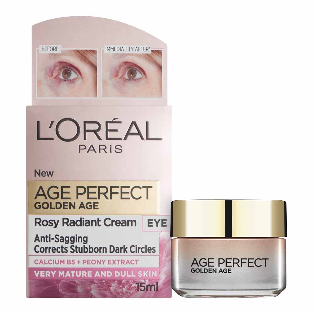 L'Oreal Paris Age Perfect Golden Age Rosy Glow Eye Cream 15ml Image 2