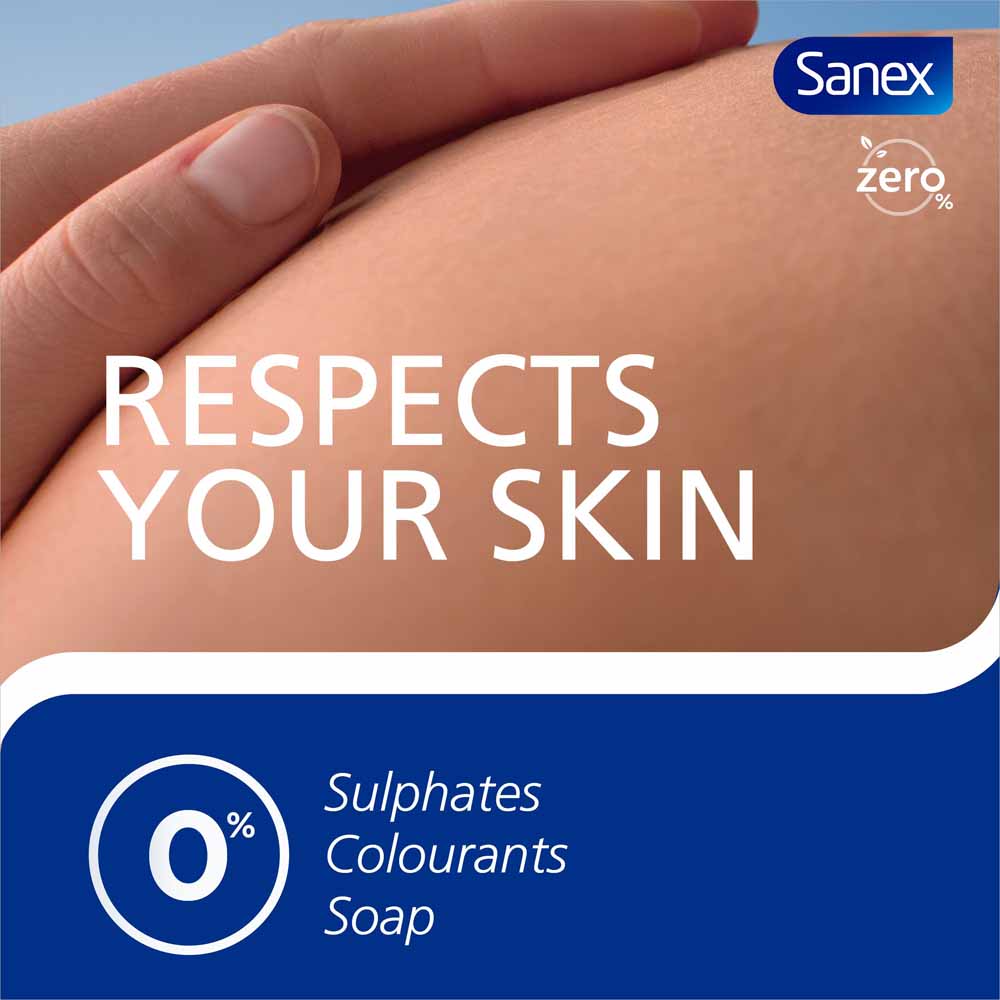 Sanex Zero % Dry Skin Shower Gel 225ml Image 3