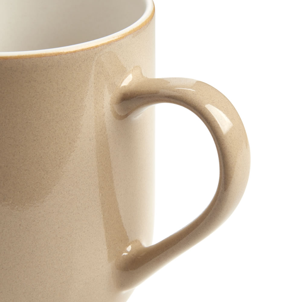 Wilko Taupe Reactive Glazed Mug Image 3