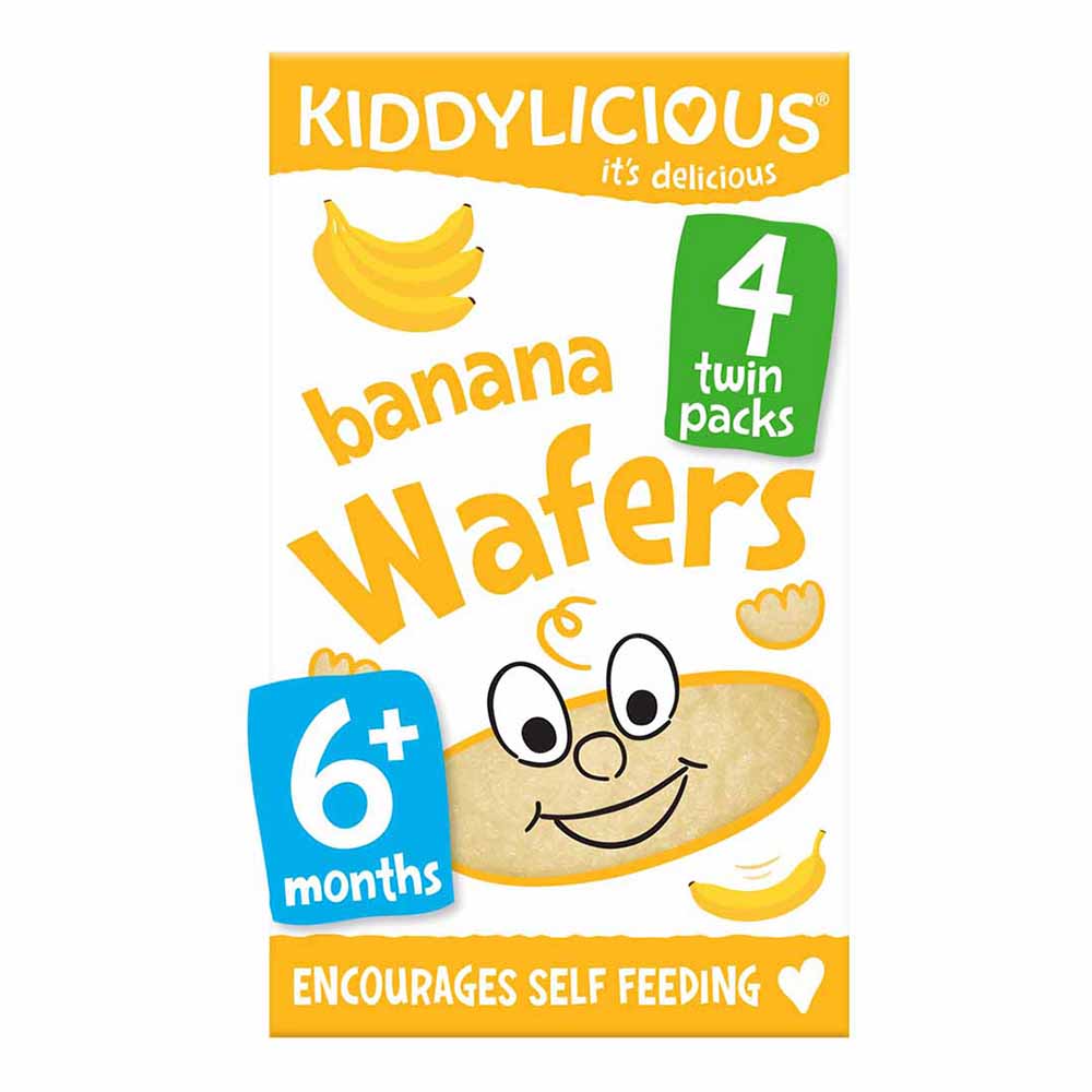 Kiddylicious Wafers Mini Banana 6 x132g Image 1
