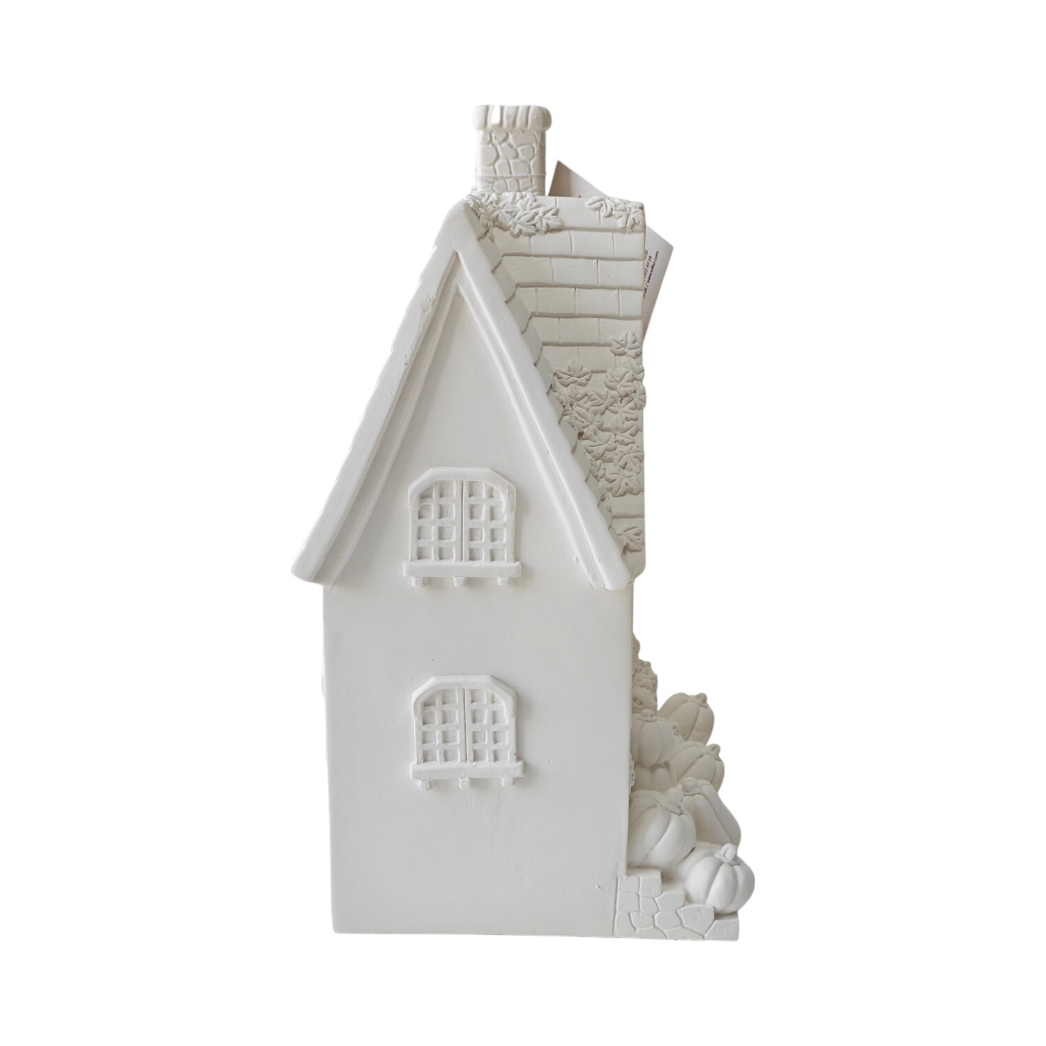 Paint Your Own Ceramic Autumn House Decoration White Image 3