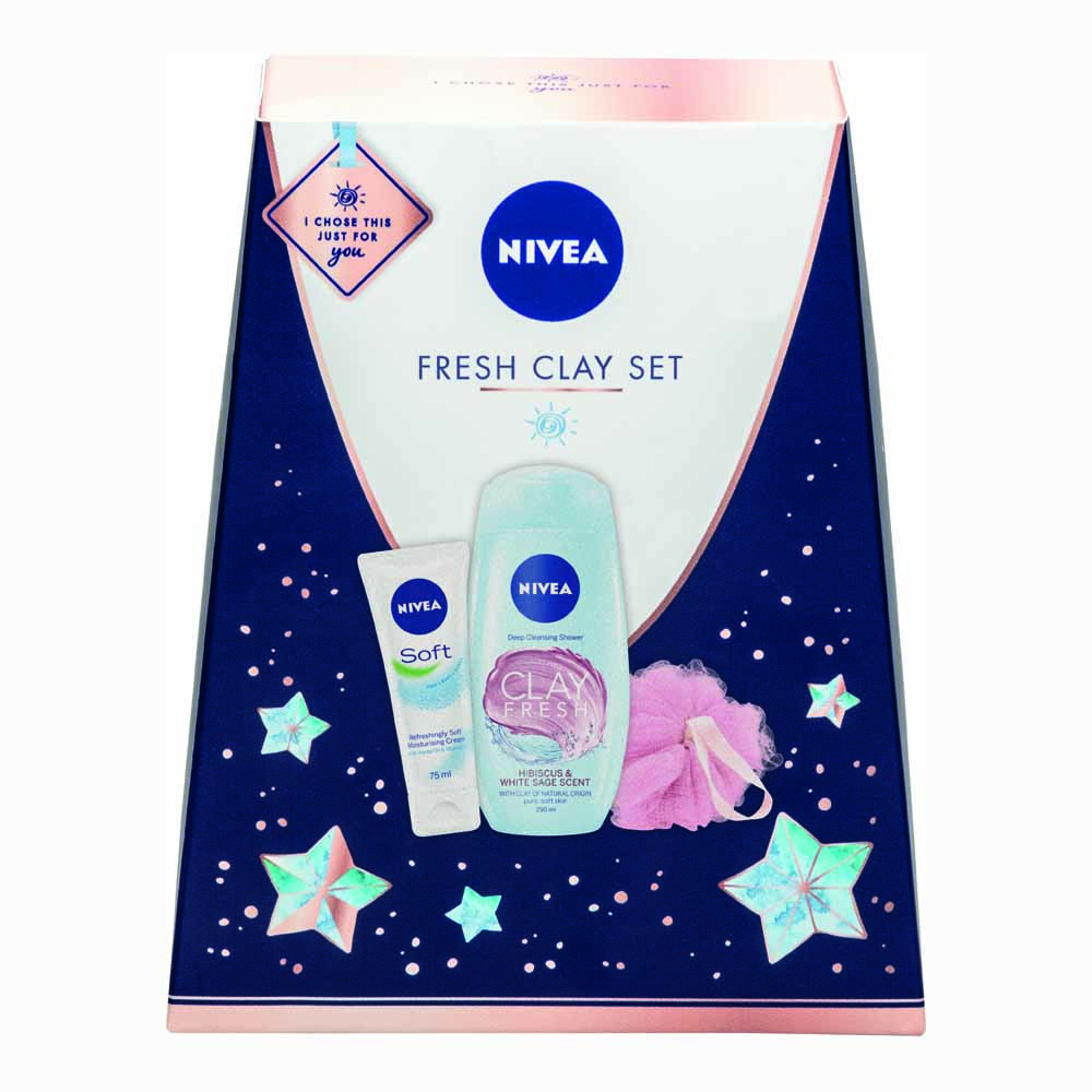 Nivea Fresh Clay Set Gift Set Image 1