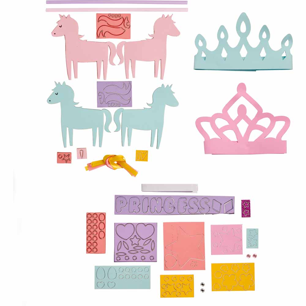 Wilko Lets Create Princess Wands and Crowns Set 2 Pack Image 2