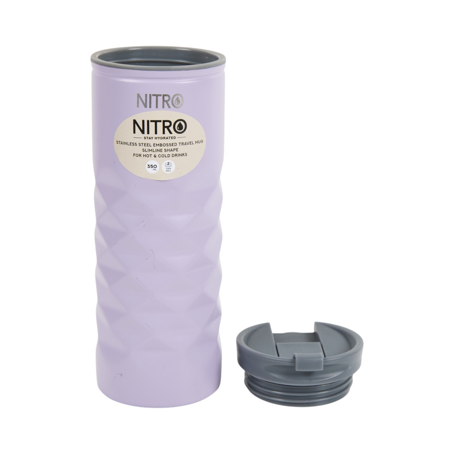 Nitro Stainless Steel Embossed Mug Image 4