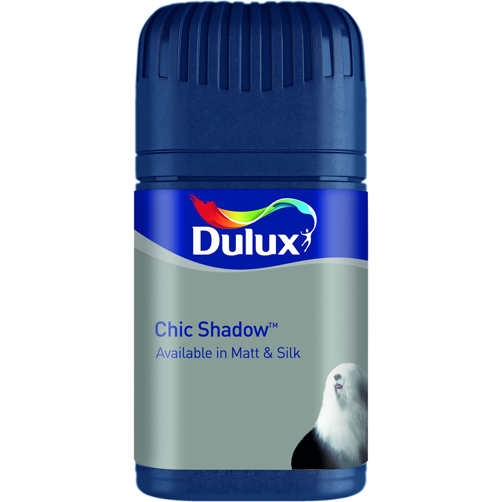 Dulux Matt Emulsion Paint Tester Pot              Chic Shadow 50ml Image 1