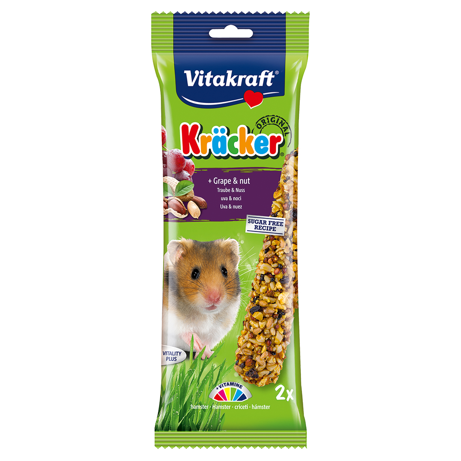 Vitakraft Hamster Kracker Sticks - Grape and Nut Image