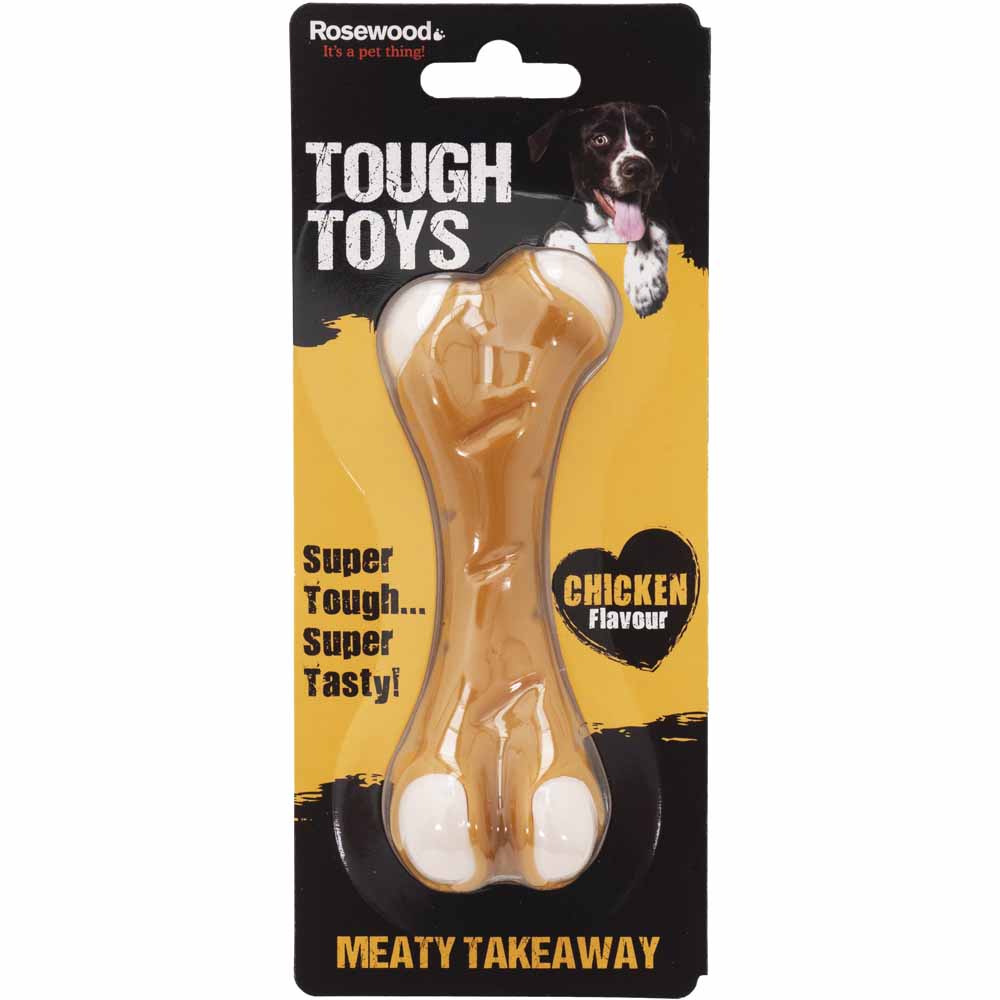 Rosewood Tough and Tasty Beef Flavour Dog Toy   Image 4