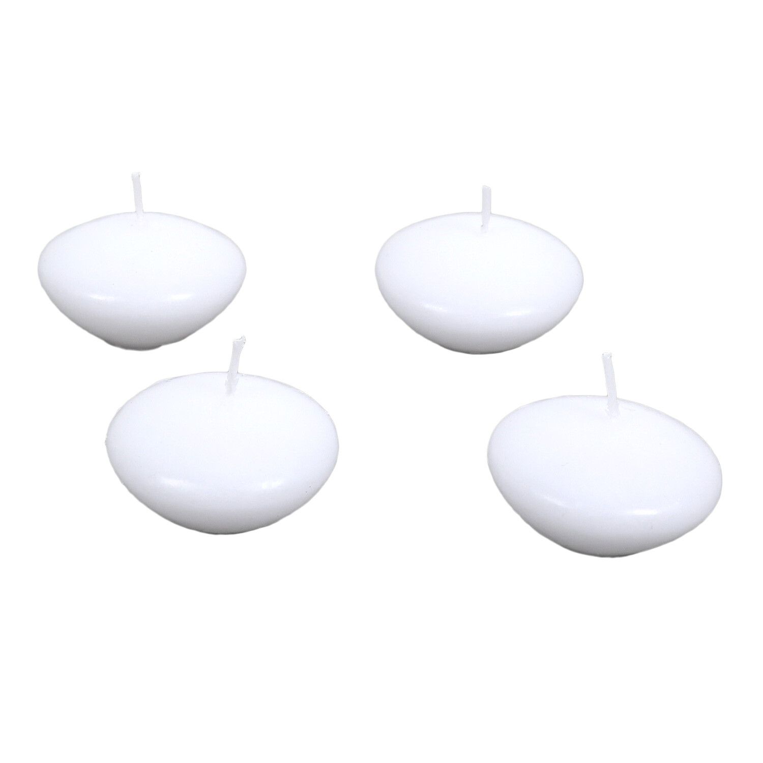 White Floating Candle 10 Pack Image 2