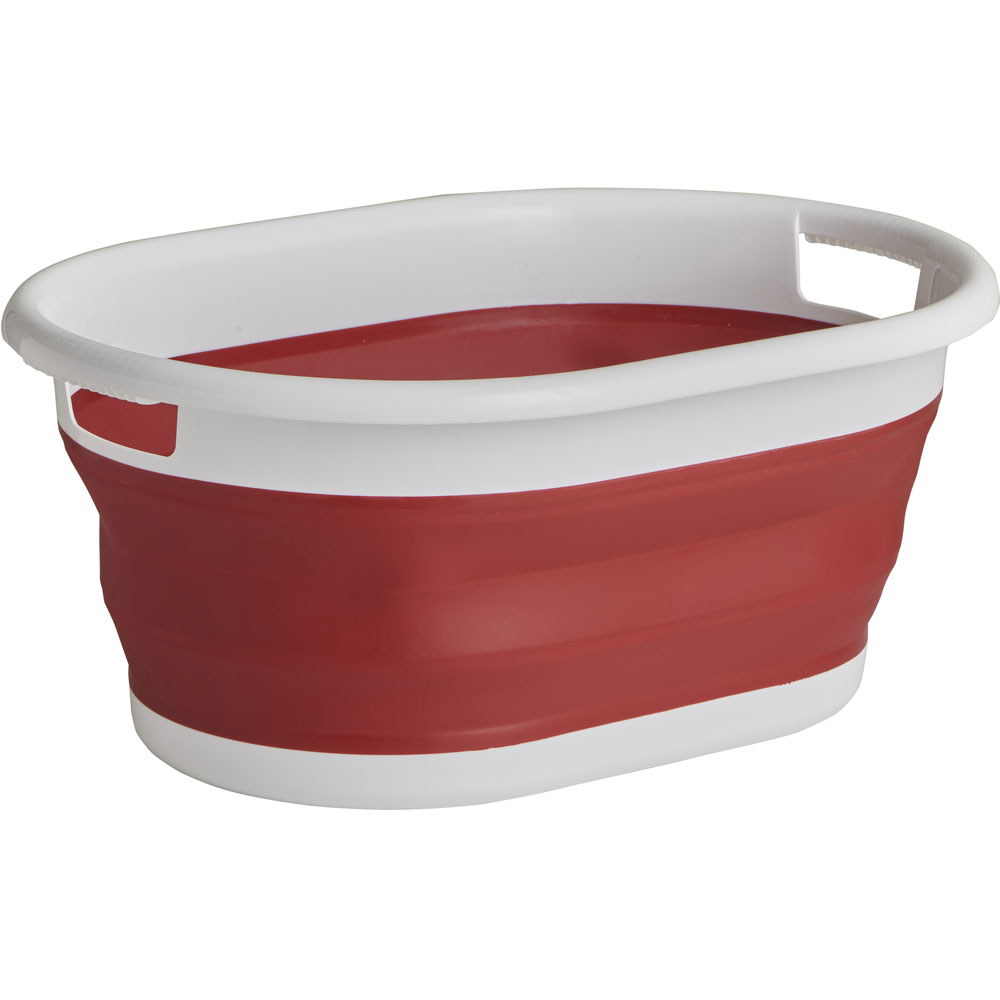 Wilko Collapsible Laundry Basket Image 1