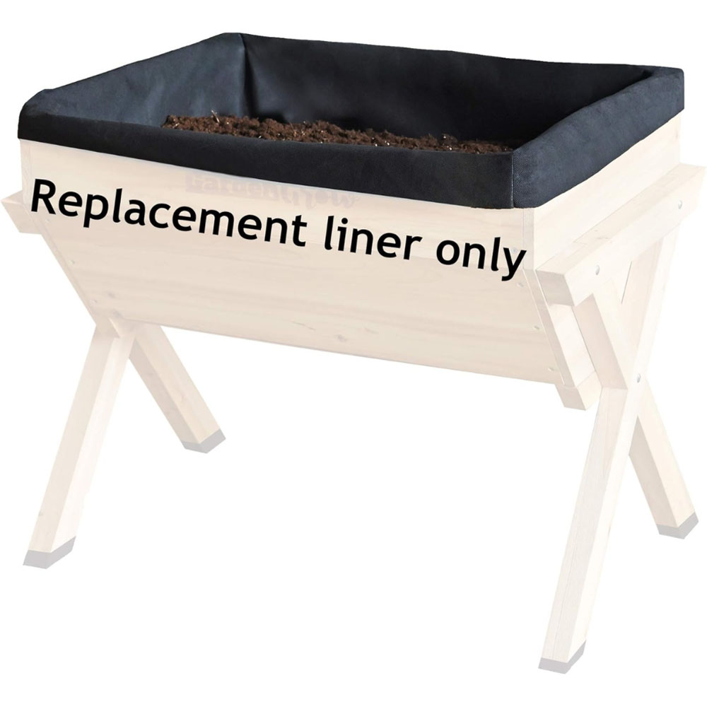 Garden Gear G.Grow Medium Wooden Vegetable Planter Replacement Fabric Liner Image 2