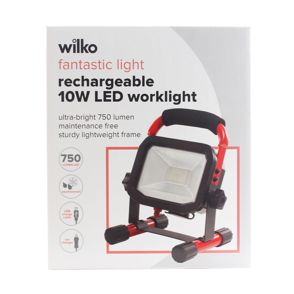 Wilko Work Light 10W Rechargeable and USB Wilko