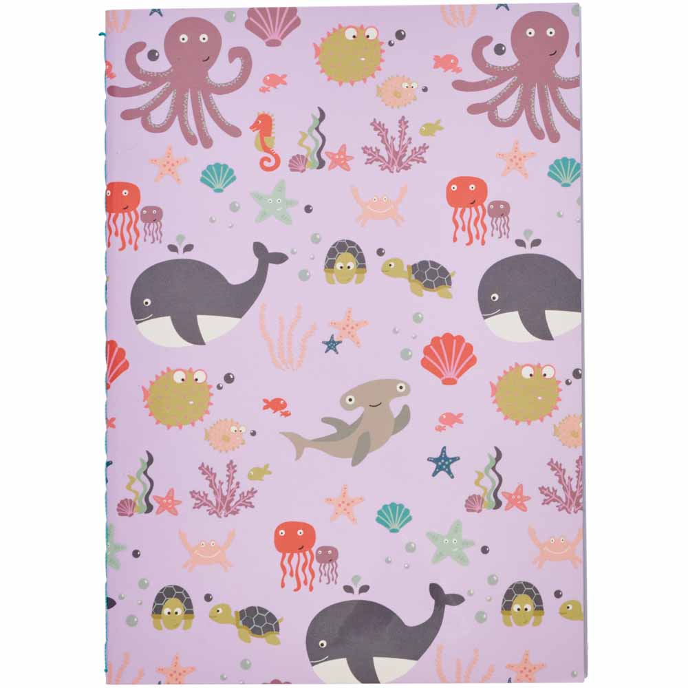 Wilko Under The Sea A6 Notebooks 3 Pack Image 4