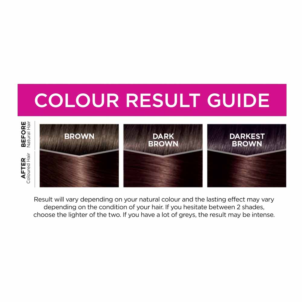 L'Oreal Paris Casting Creme Gloss 323 Dark Chocolate Brown Semi-Permanent Hair  Dye | Wilko