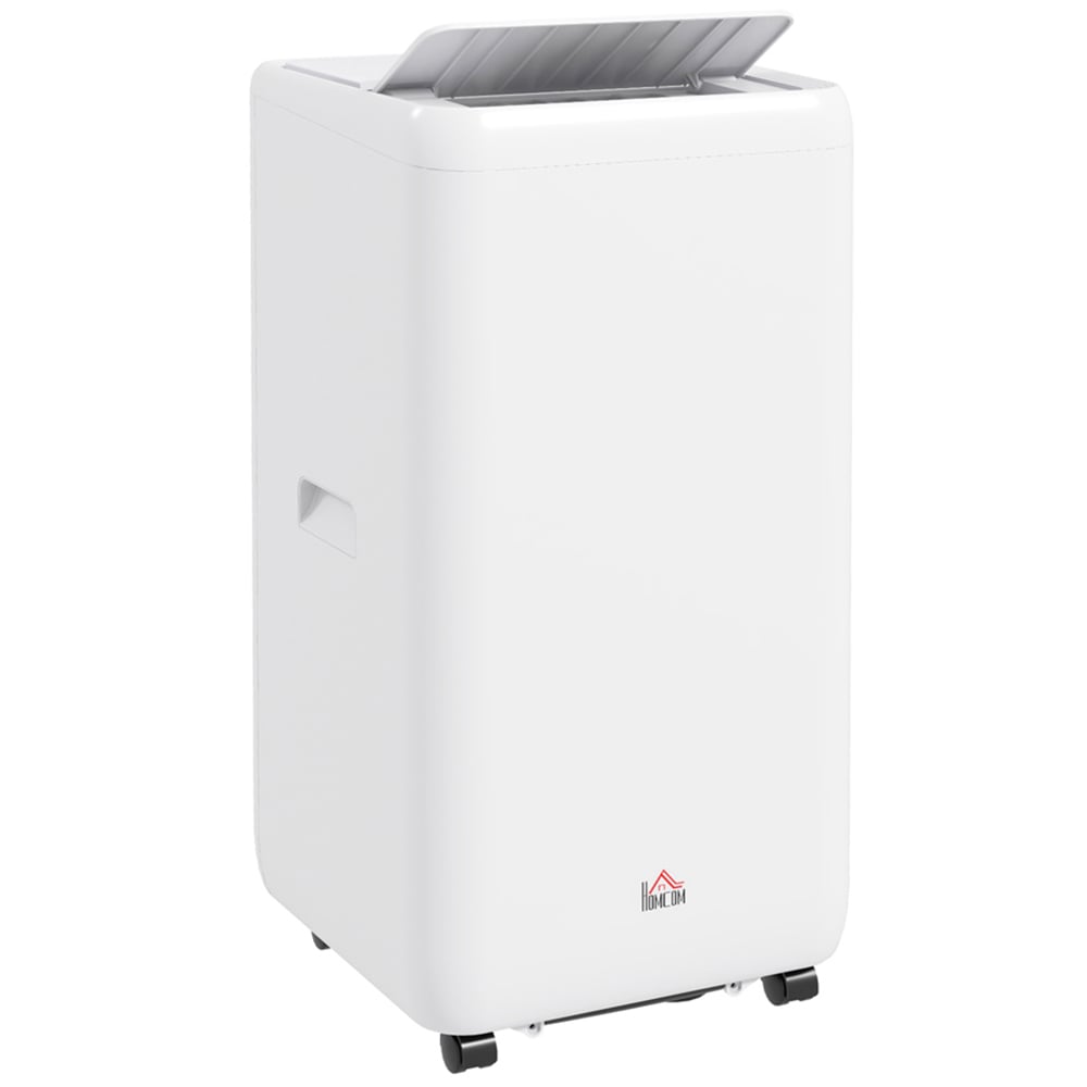 HOMCOM White 12000BTU Mobile Air Conditioner with Timer Image 1