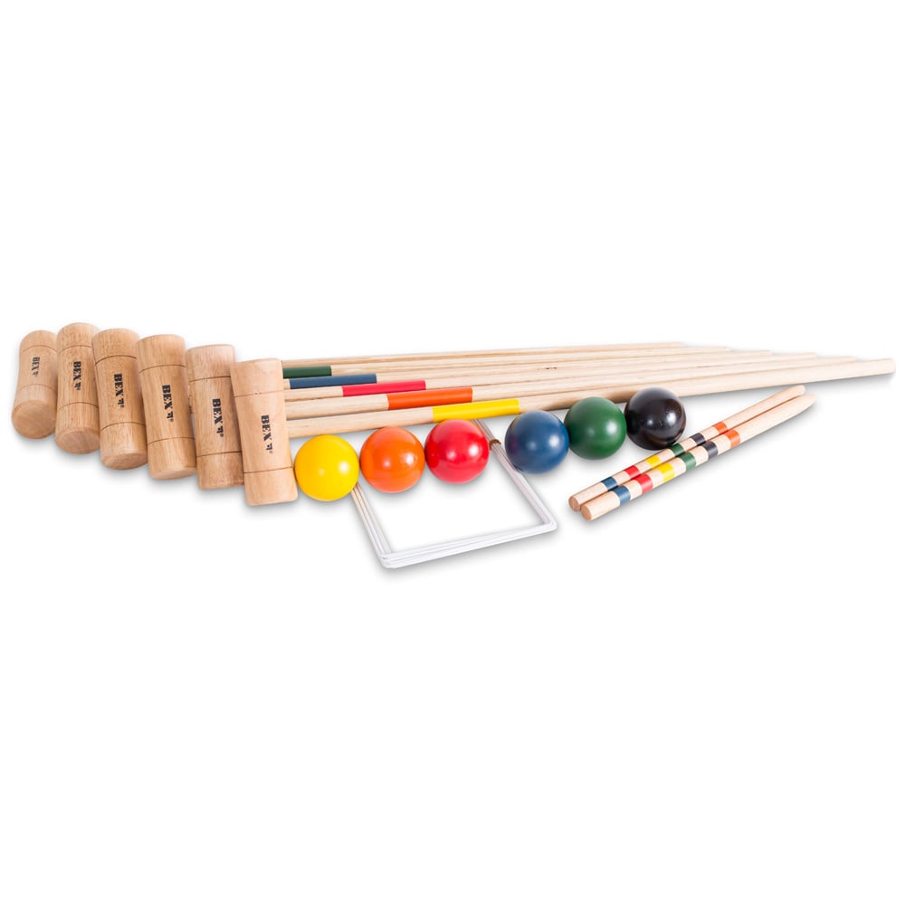 Bex 6 Mallet Original Croquet Game Set Image 1