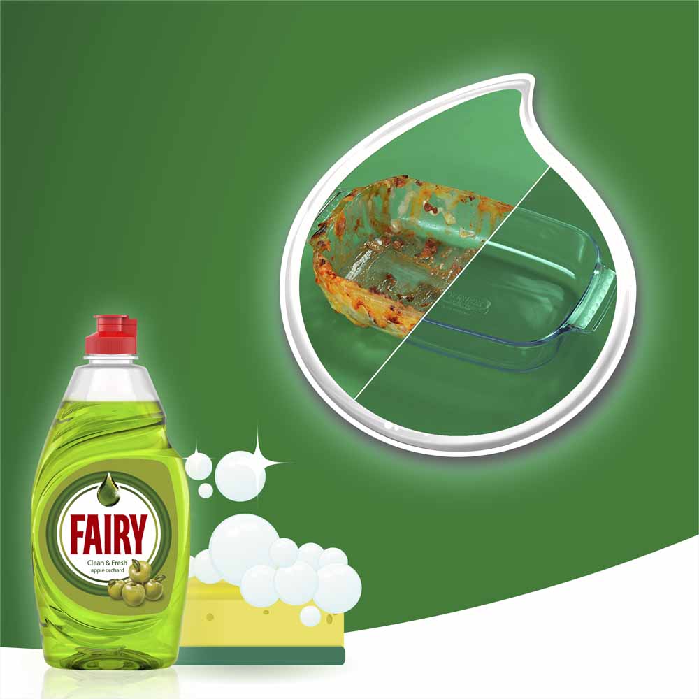 Fairy Clean and Fresh Apple Washing Up Liquid 1190ml Image 10