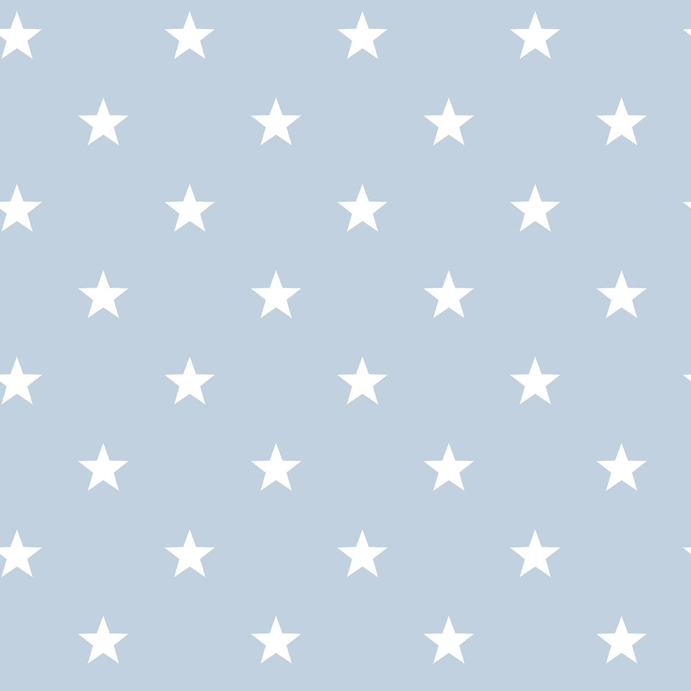 Galerie Deauville 2 Star White and Light Blue Wallpaper Image 1