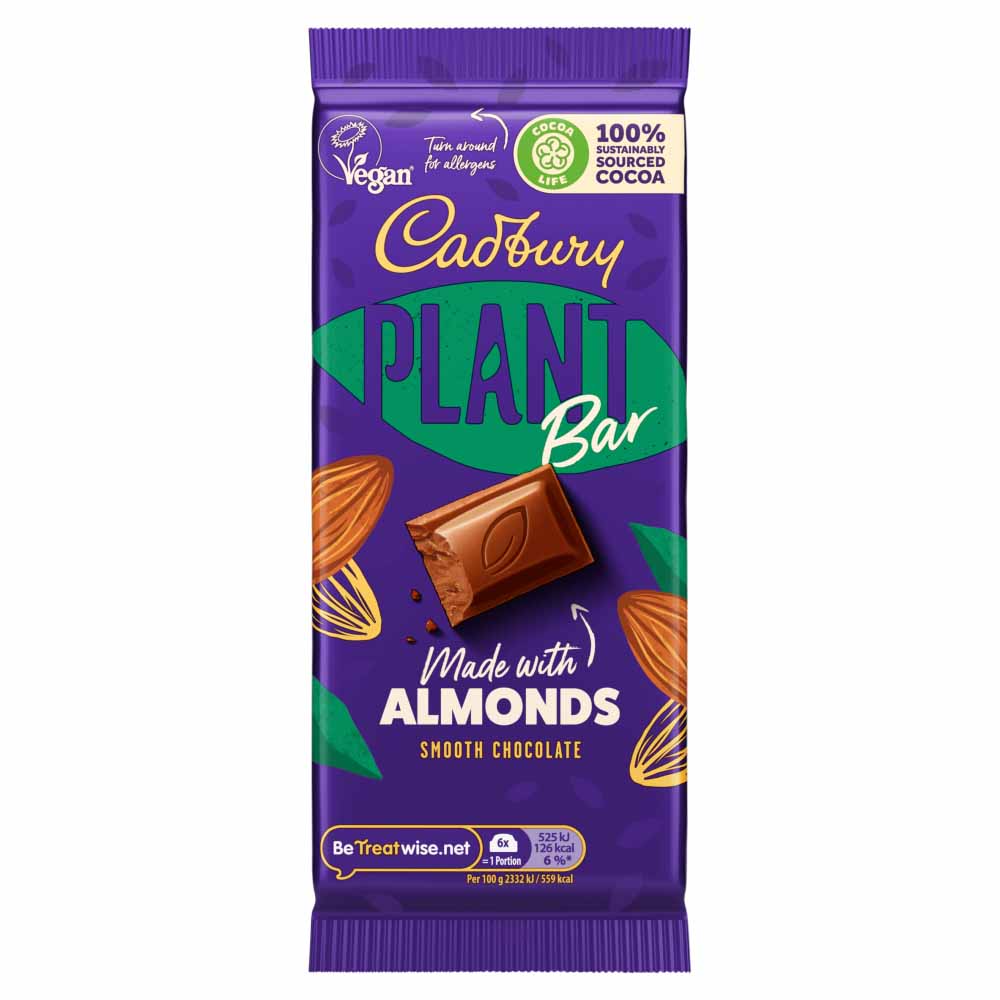 Cadbury Plant Bar 90g Image 1