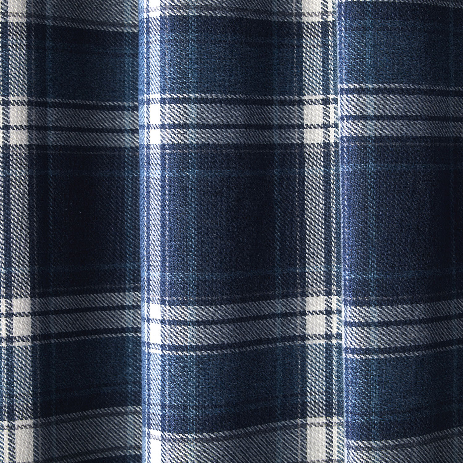 Hatfield Check Blackout Curtain - Navy / 168cm / 137cm Image 5