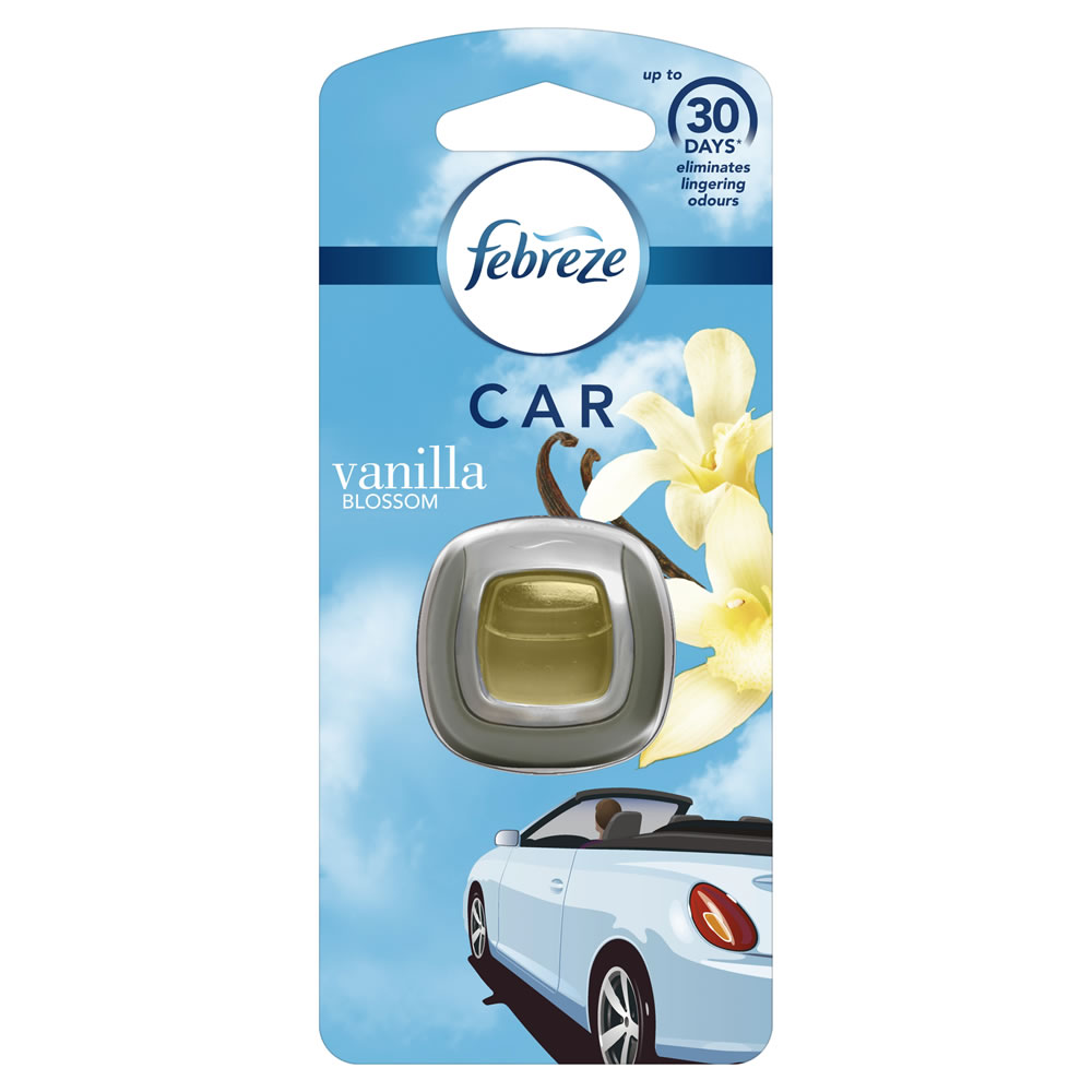 Febreze Car Gel Vanilla Blossom Air Freshener Wilko