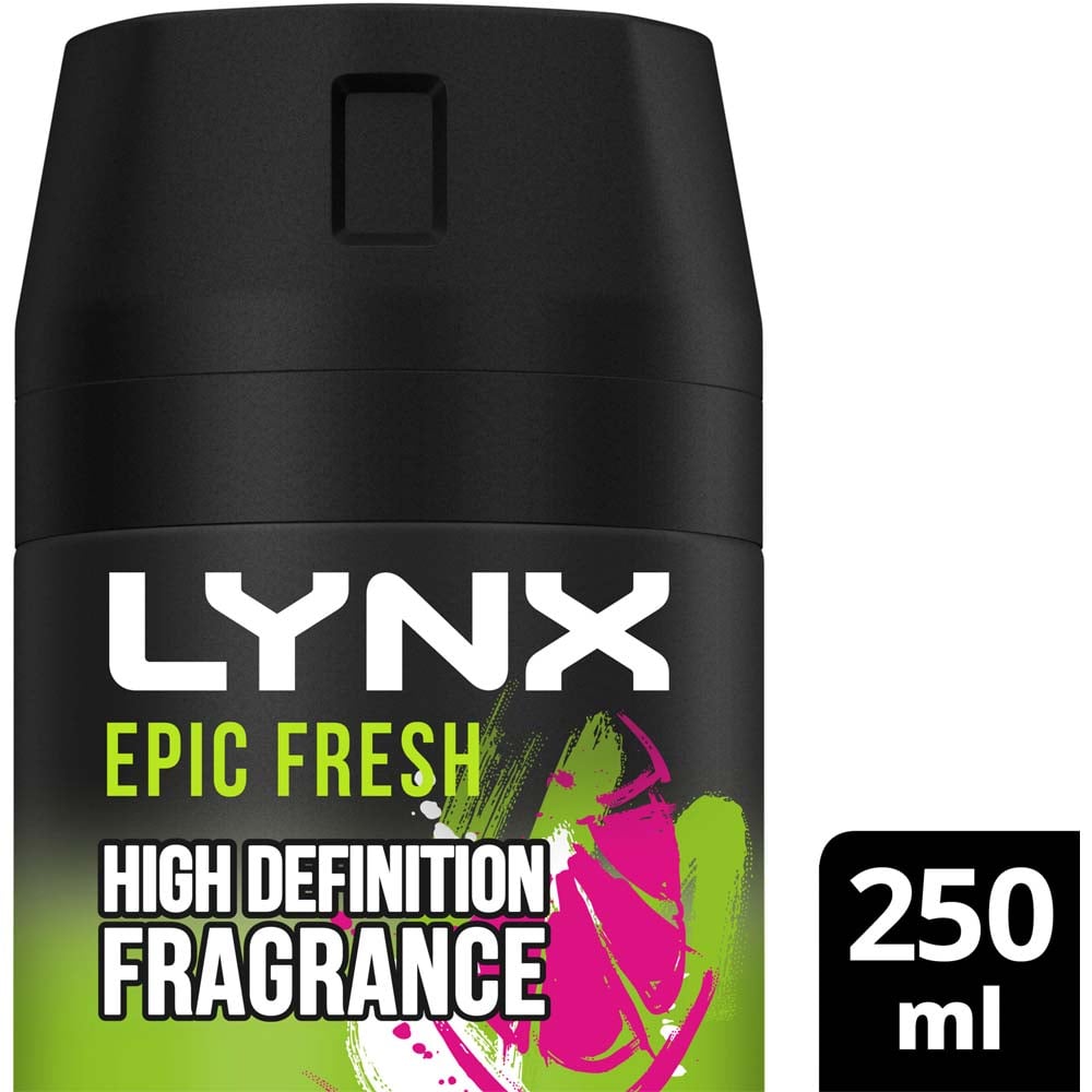 Lynx Epic Fresh Body Spray Case of 6 x 250ml Image 3