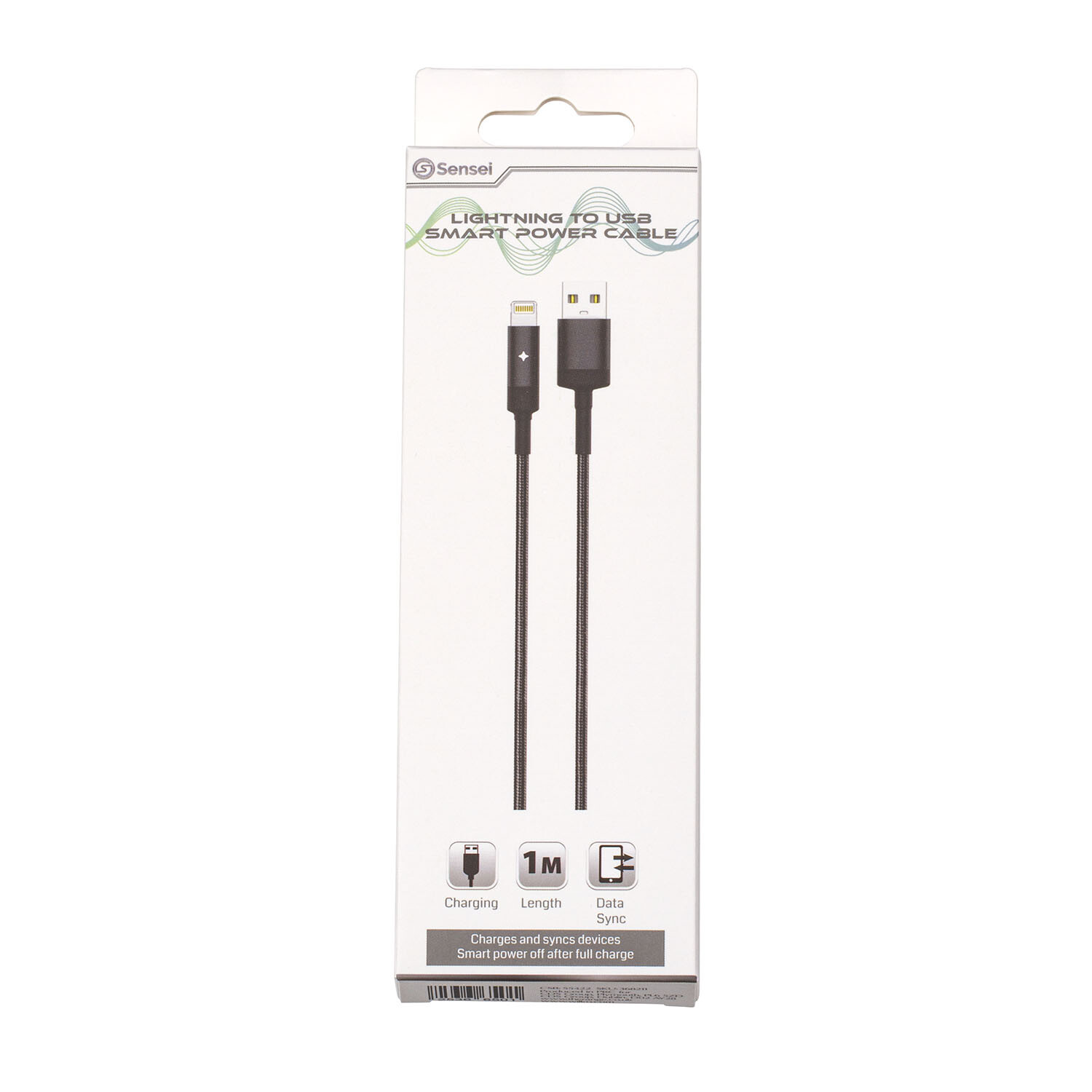 Lightning to USB Smart Power Cable - Black Image 1