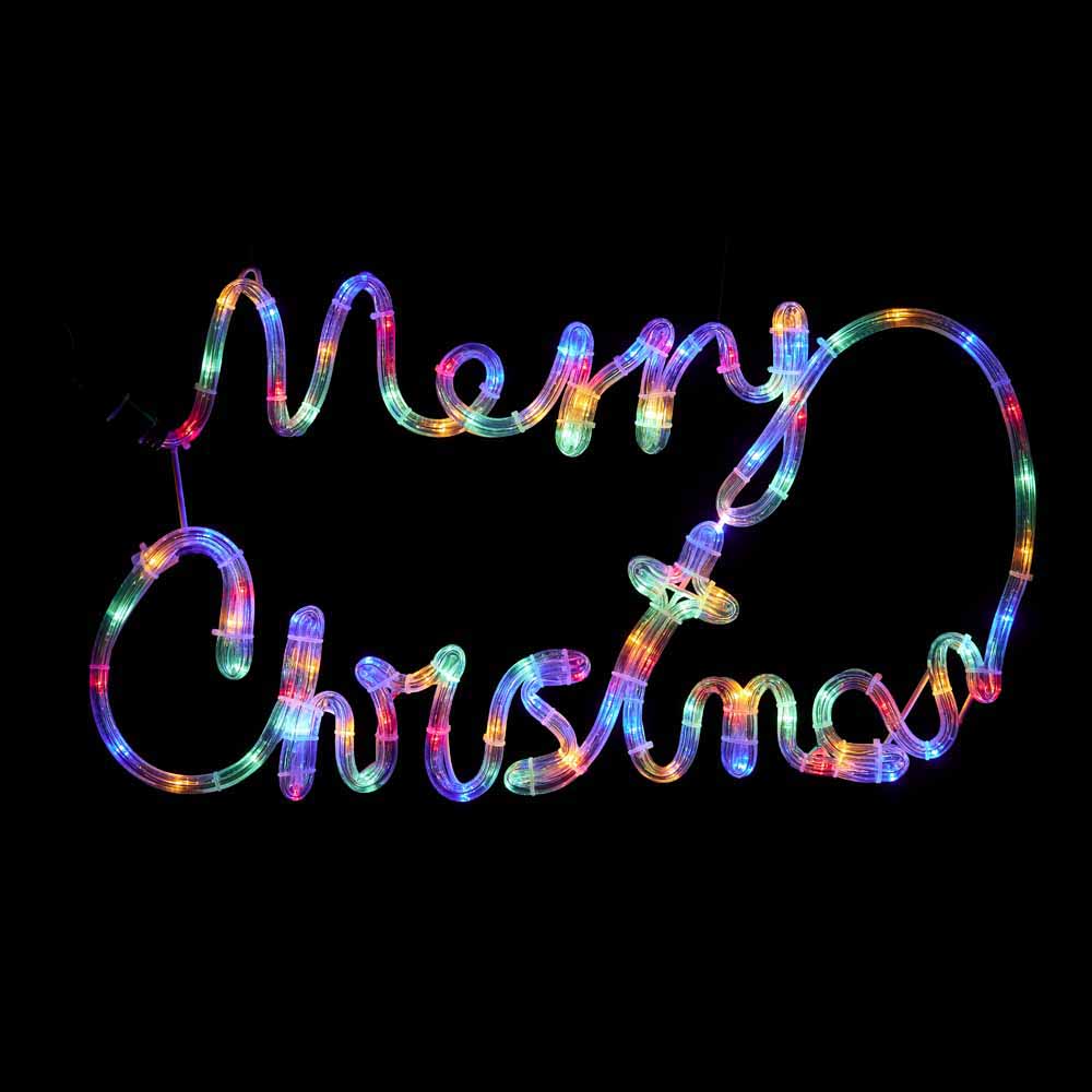 Wilko Light Up Merry Christmas Sign Image 1
