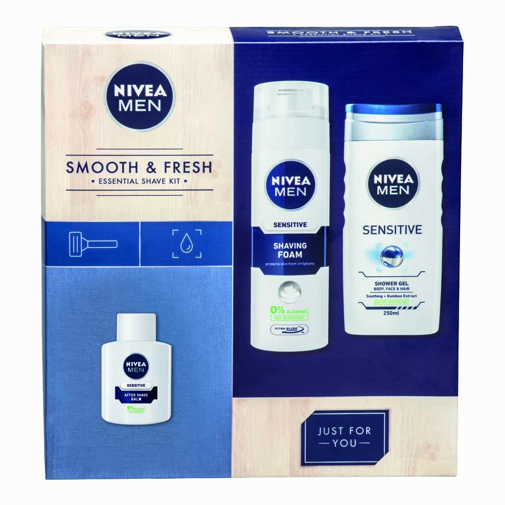Nivea Men Smooth and Fresh Shaving Gift Set Image 1