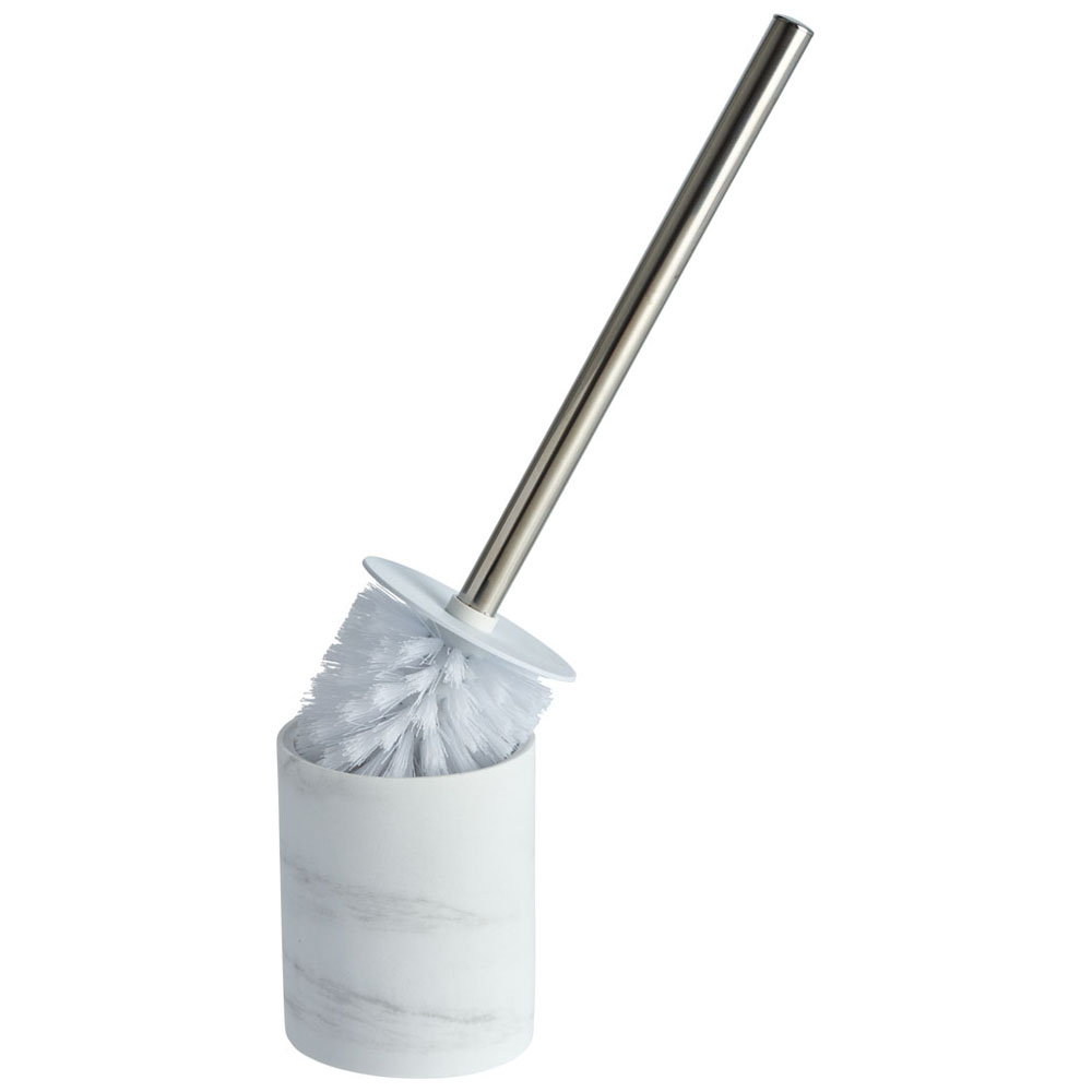 Wilko Marble Effect Toilet Brush and Holder Image 2