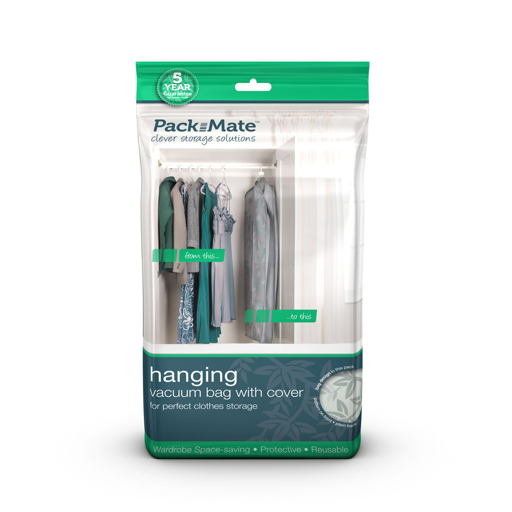 Pack Mate Hanging Vacuum Storage Bag with Cover Wilko