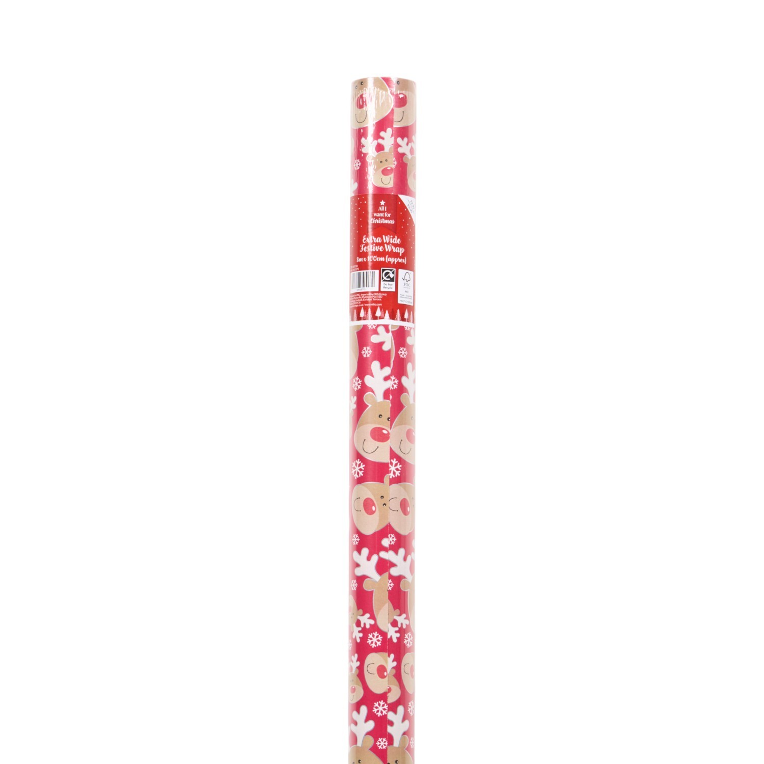 Extra Wide Festive Gift Wrap Image 2