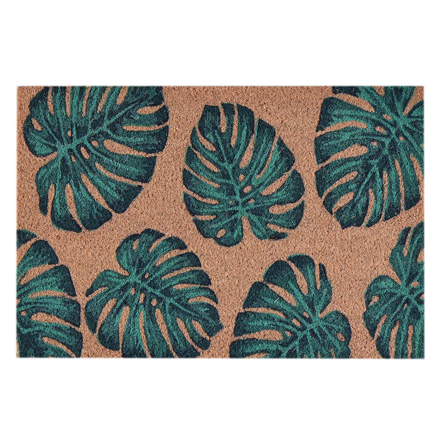 Single Botanical or Bee PVC Backed Doormat in Assorted styles Image 1