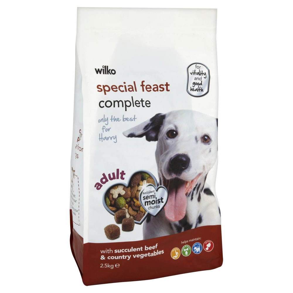 Wilko Special Feast Beef Flavour Complete Dry Dog Food 2.5kg Image