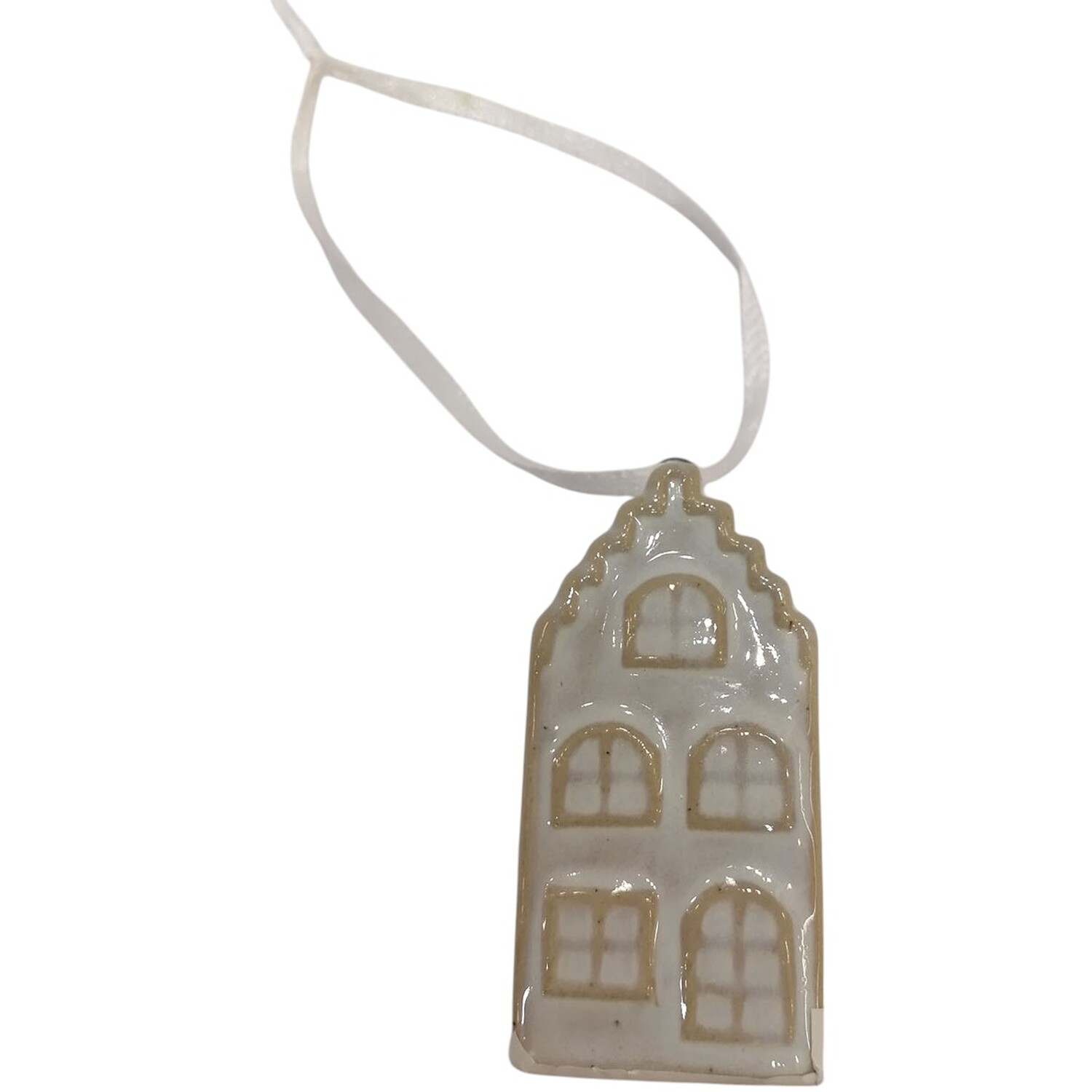 Ceramic House Hanger Beige Image