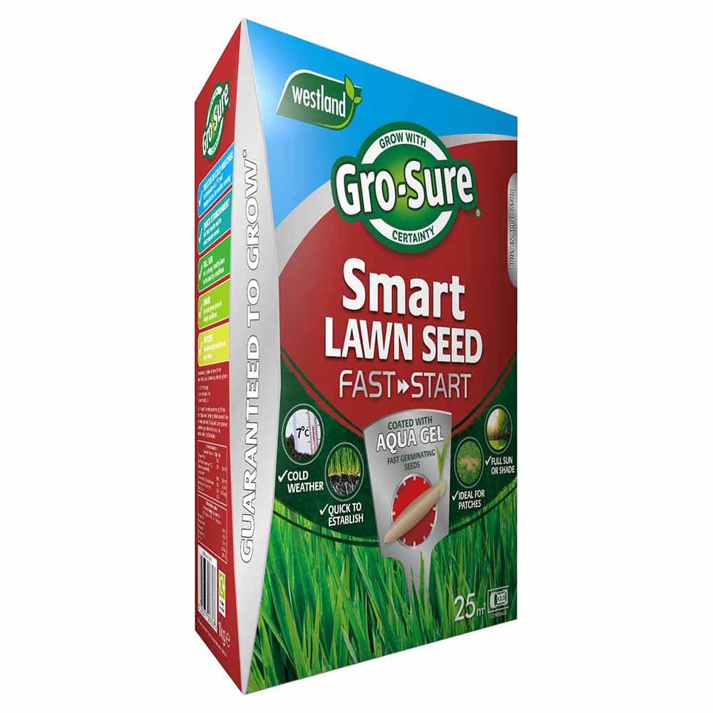 Westland Gro-Sure Smart Lawn Seed Fast Start 25msq 1kg Image 1