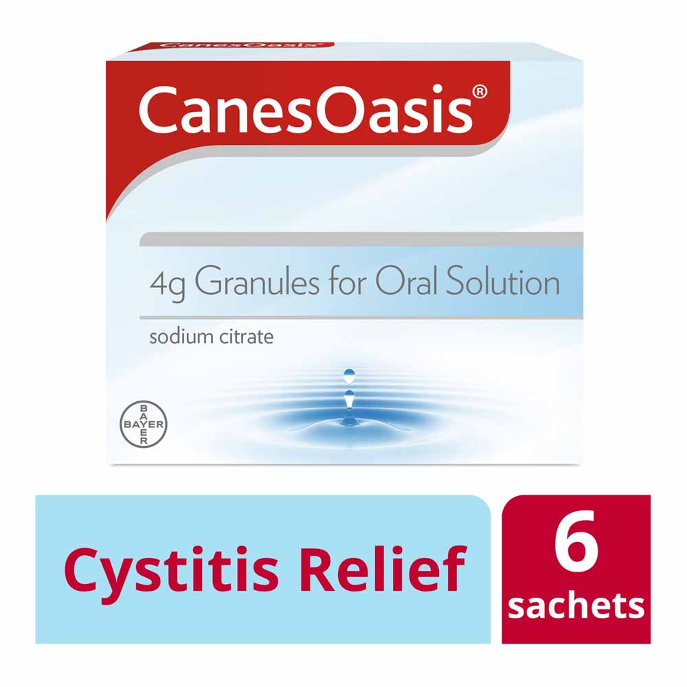 Bayer CanesOasis Cystitis Relief Sachets 6 pack  - wilko