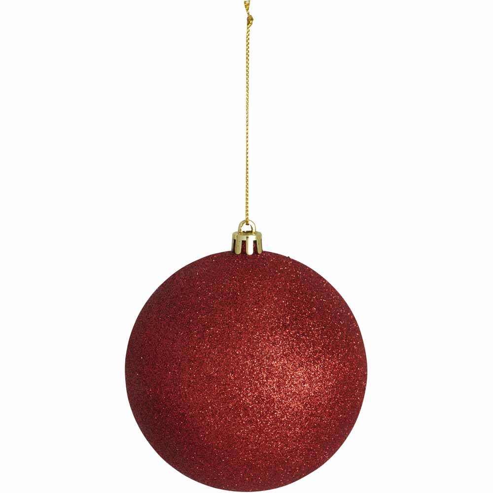 Wilko Cosy Christmas Baubles 7 Pack Image 4