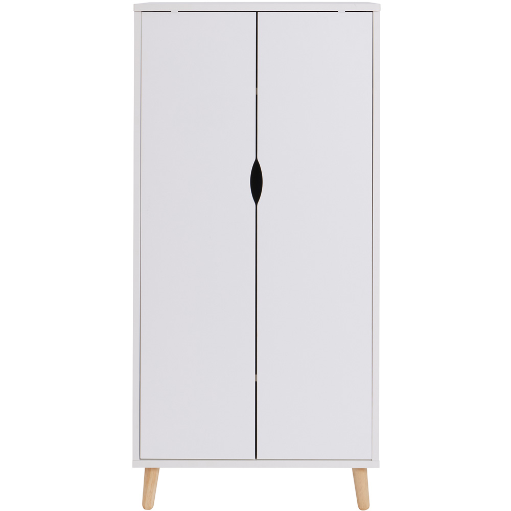 Liberty House Toys 2 Door White Kids Wardrobe Image 3