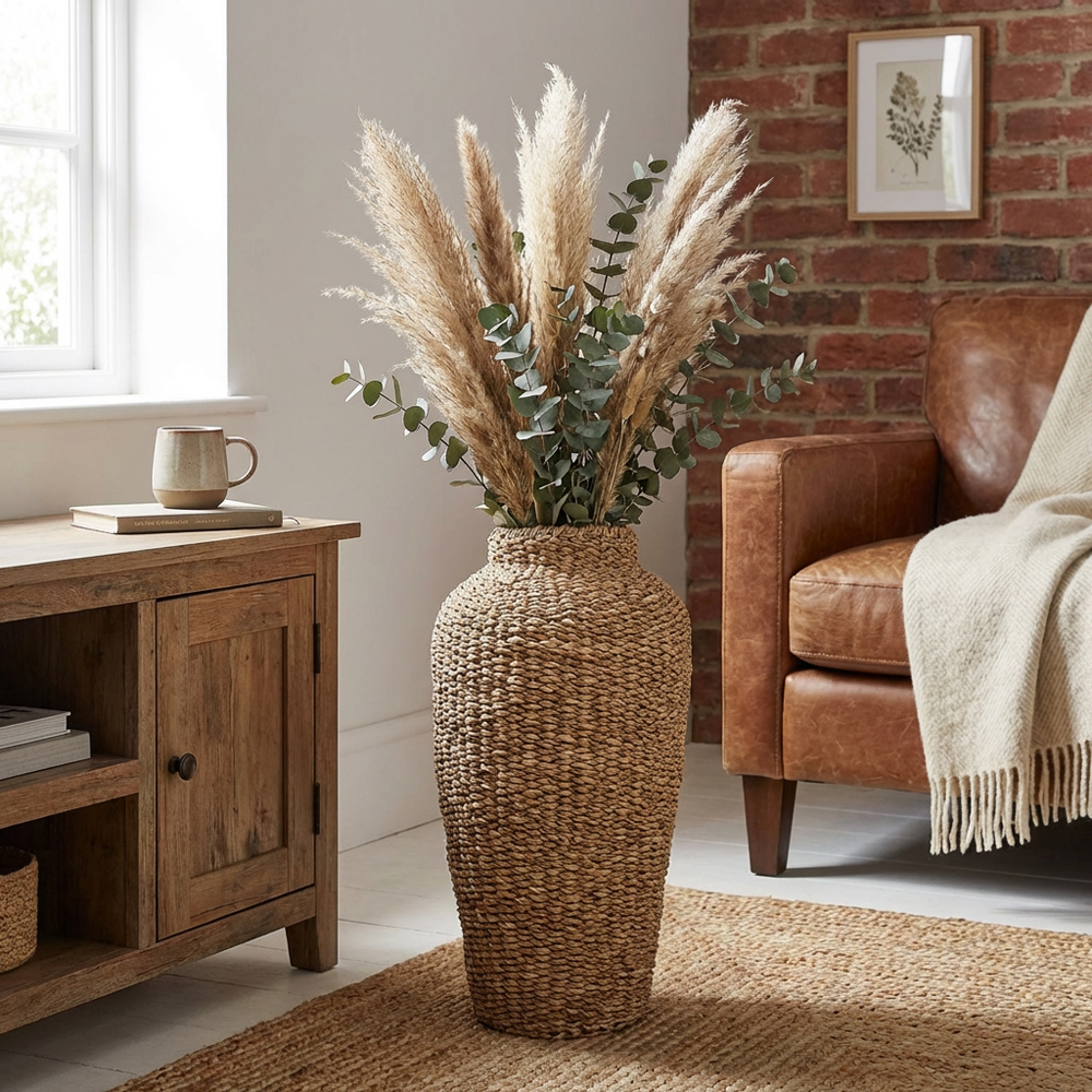 Seagrass Vase 55cm - Natural Image 5