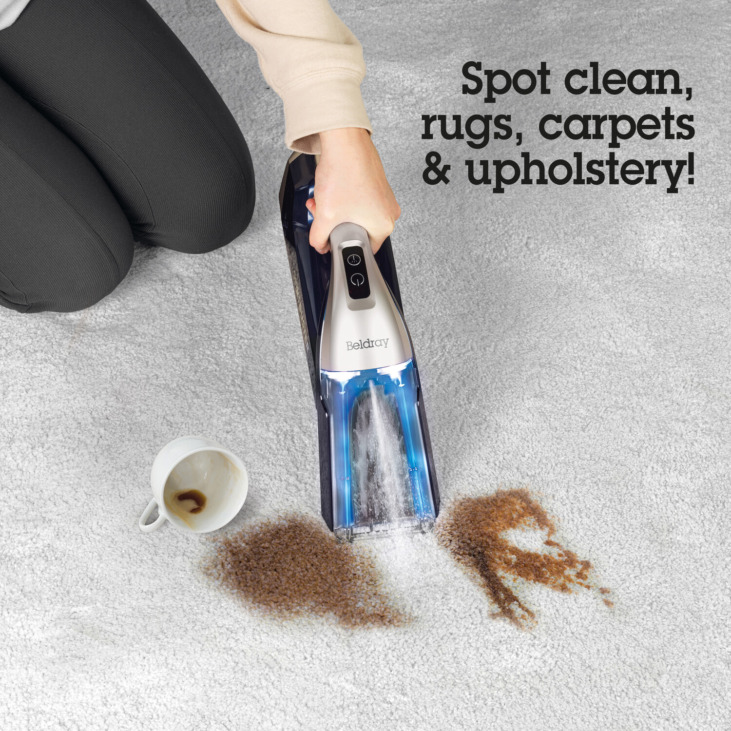 Beldray Spot Buster Carpet Cleaner 7.4V Image 7